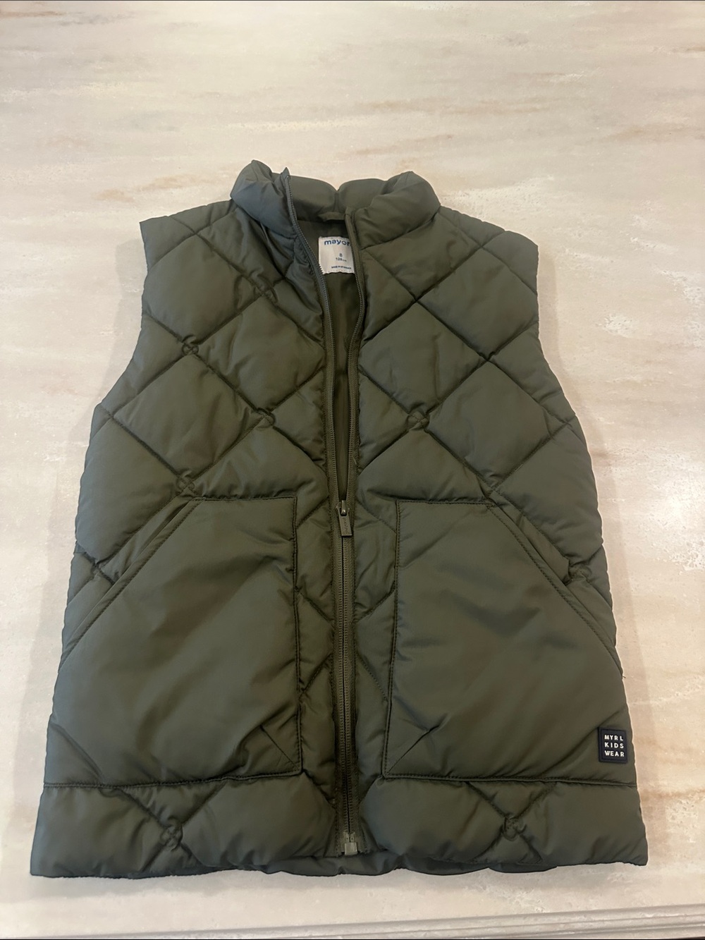 NEVER WORN Quilted Puffer Vest for Kids